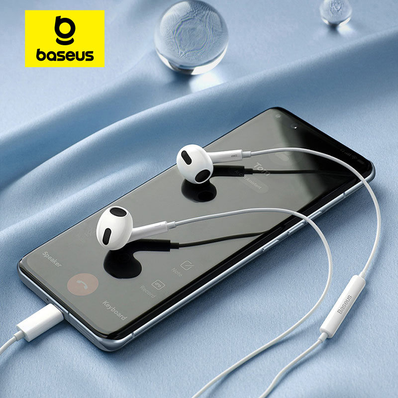 Wired Earphone Lightning - Baseus C17 Type-C سماعات داخل الأذن
