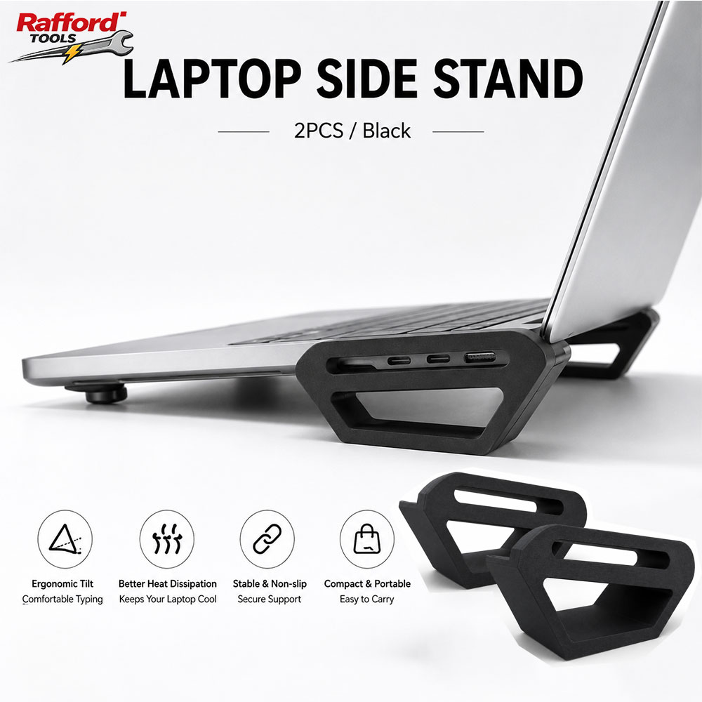 Cooling Stand Tablet - حامل جانبي للكمبيوتر المحمول من رافورد،