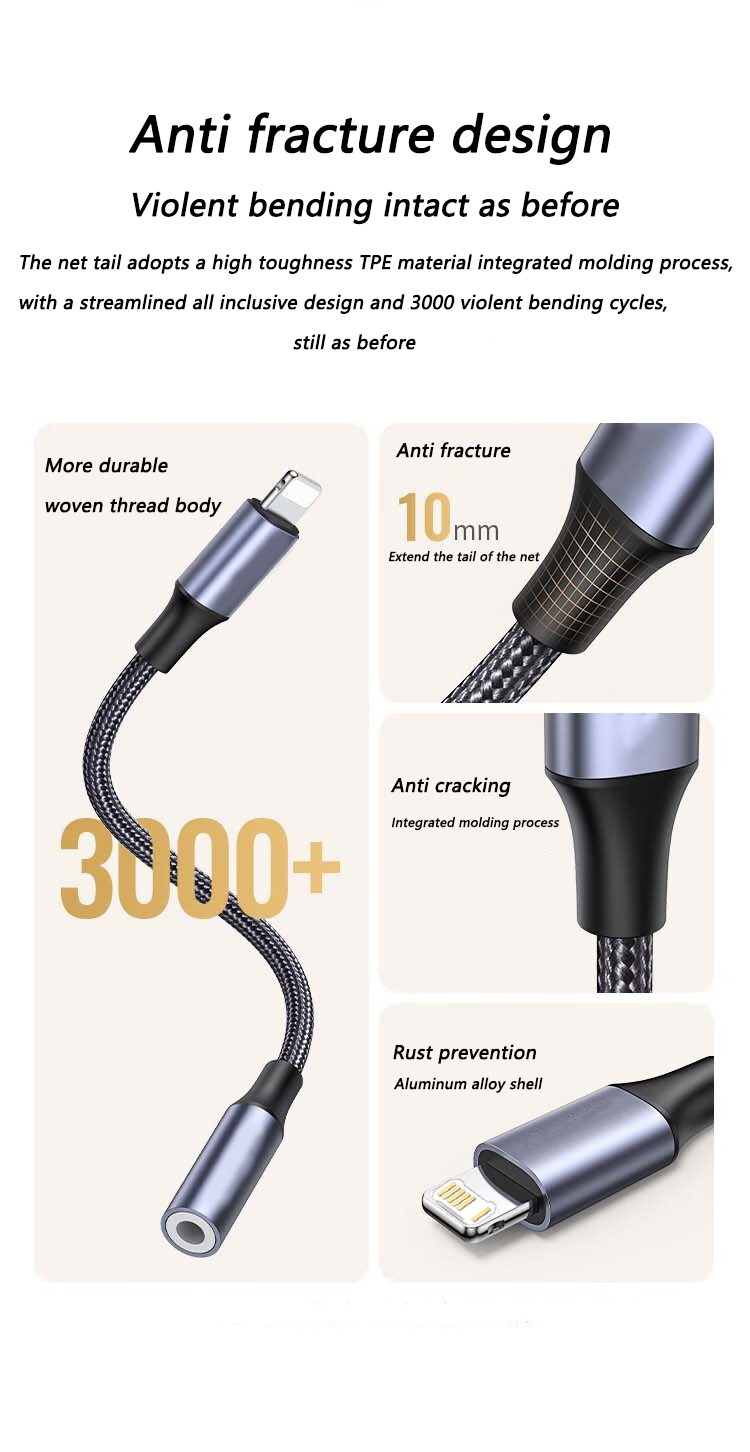 3.5 مللي متر جاك كابل AUX 8-Pi - مراجعة Wired Earphone Lightning وسعره