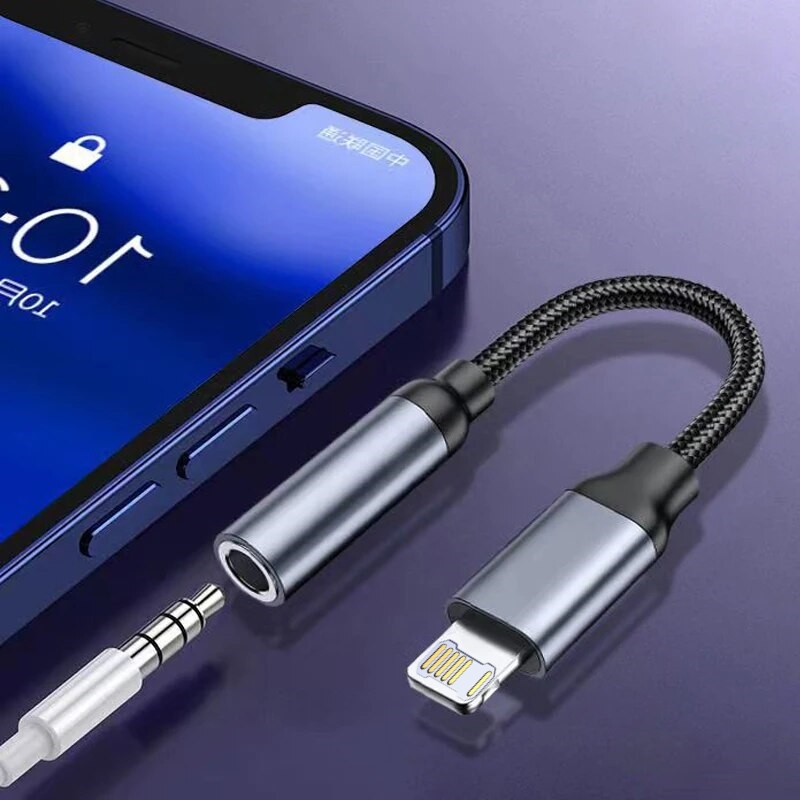 3.5 مللي متر جاك كابل AUX 8-Pi - مراجعة Wired Earphone Lightning وسعره
