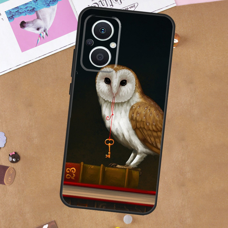 غطاء هاتف بتصميم بومة كرتونية  - مراجعة Oppo Reno 12 وسعره