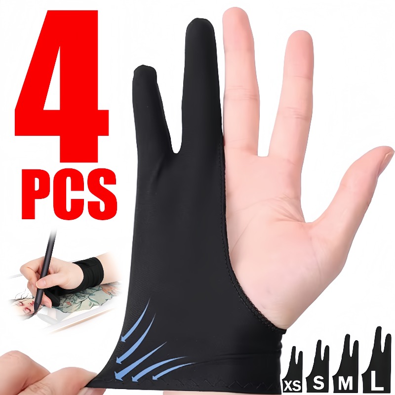 قفازات رسم مضادة لللمس من أليا - مراجعة Drawing Glove Artist وسعره
