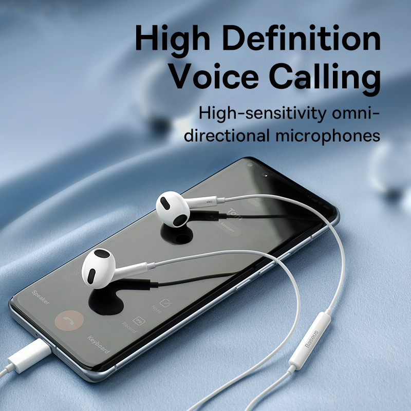 Baseus C17 Type-C سماعات داخل  - مراجعة Wired Earphone Lightning وسعره