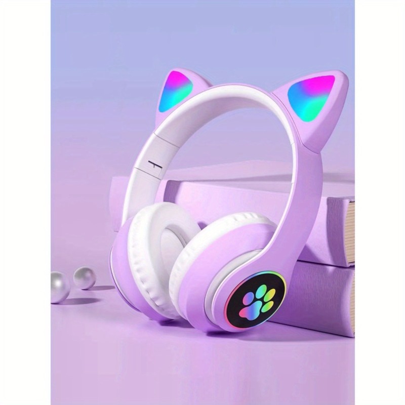 جديد ضوء فلاش لطيف آذان القط س - مراجعة Wired Earphone Lightning وسعره