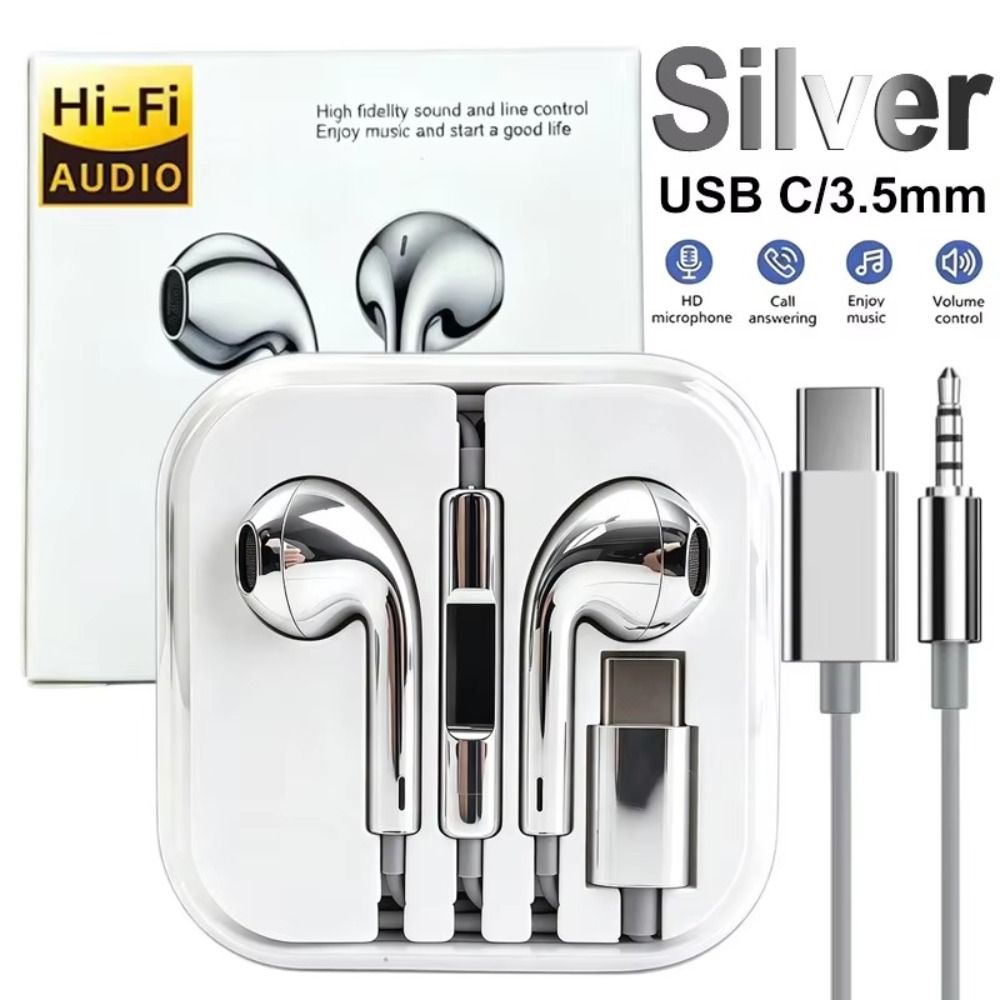 سماعات أذن سلكية بتشطيب معدني، - مراجعة Wired Earphone Lightning وسعره